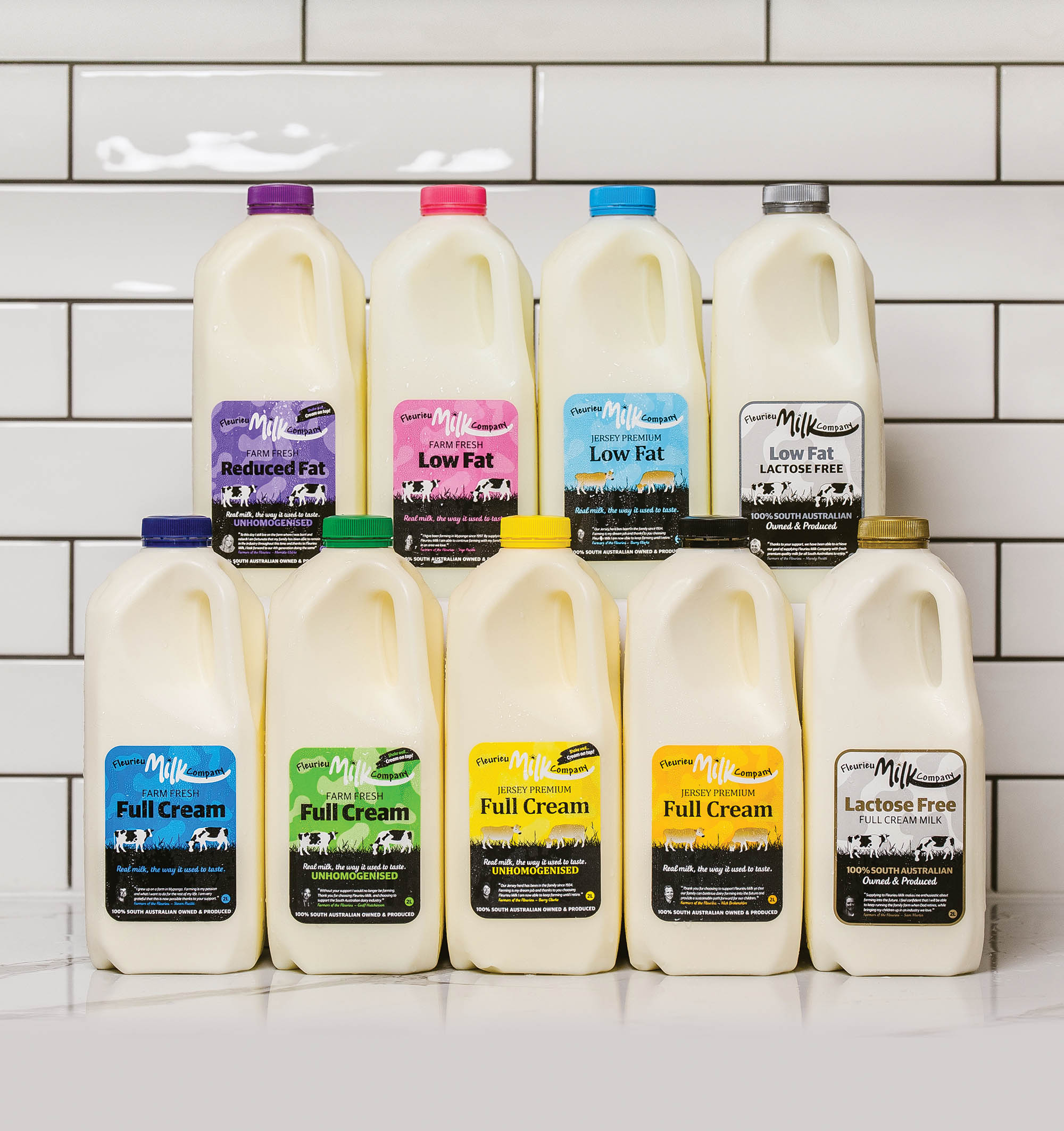 Fleurieu Milk White Milk Range